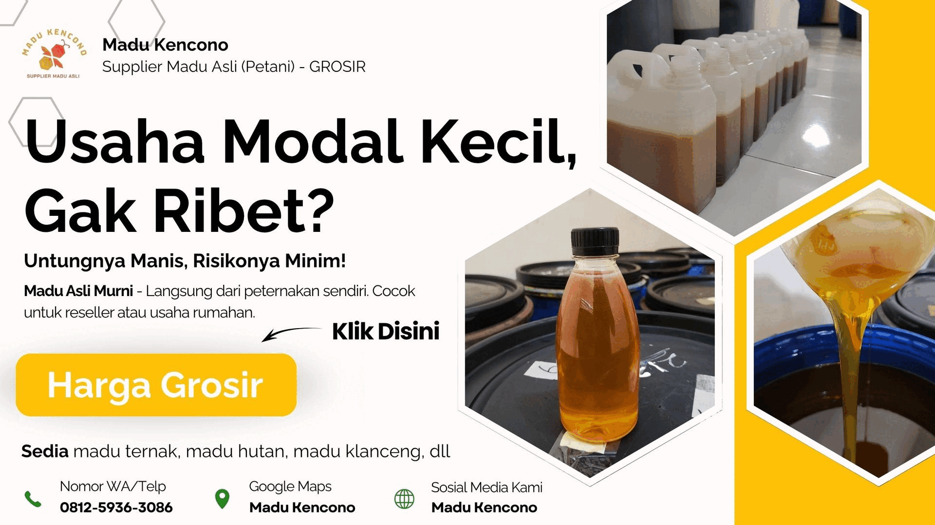 banner grosir madu asli murni gif