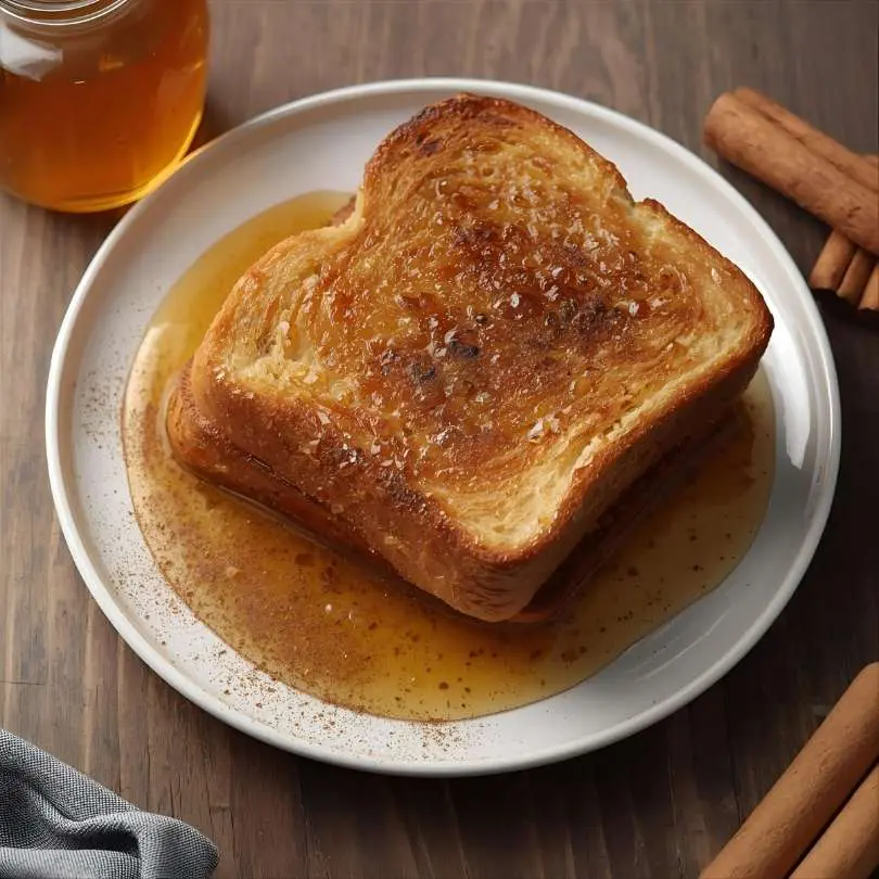 Gambar Cemilan Roti Bakar Madu dan Kayu Manis