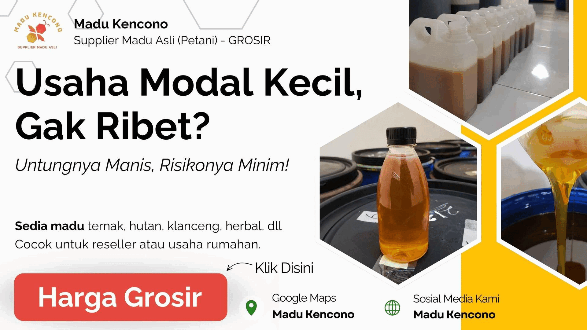 banner grosir madu asli murni