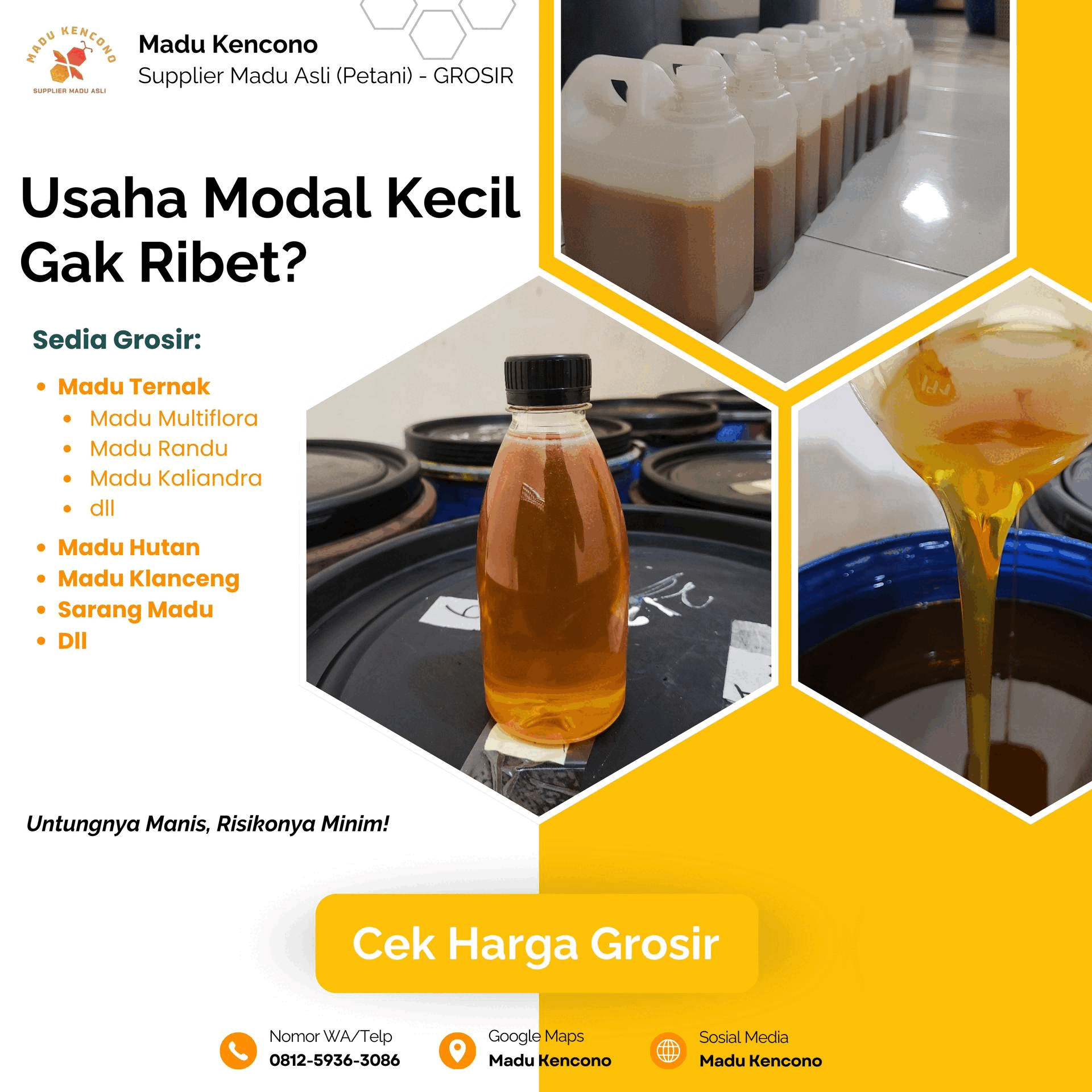 banner grosir madu asli murni