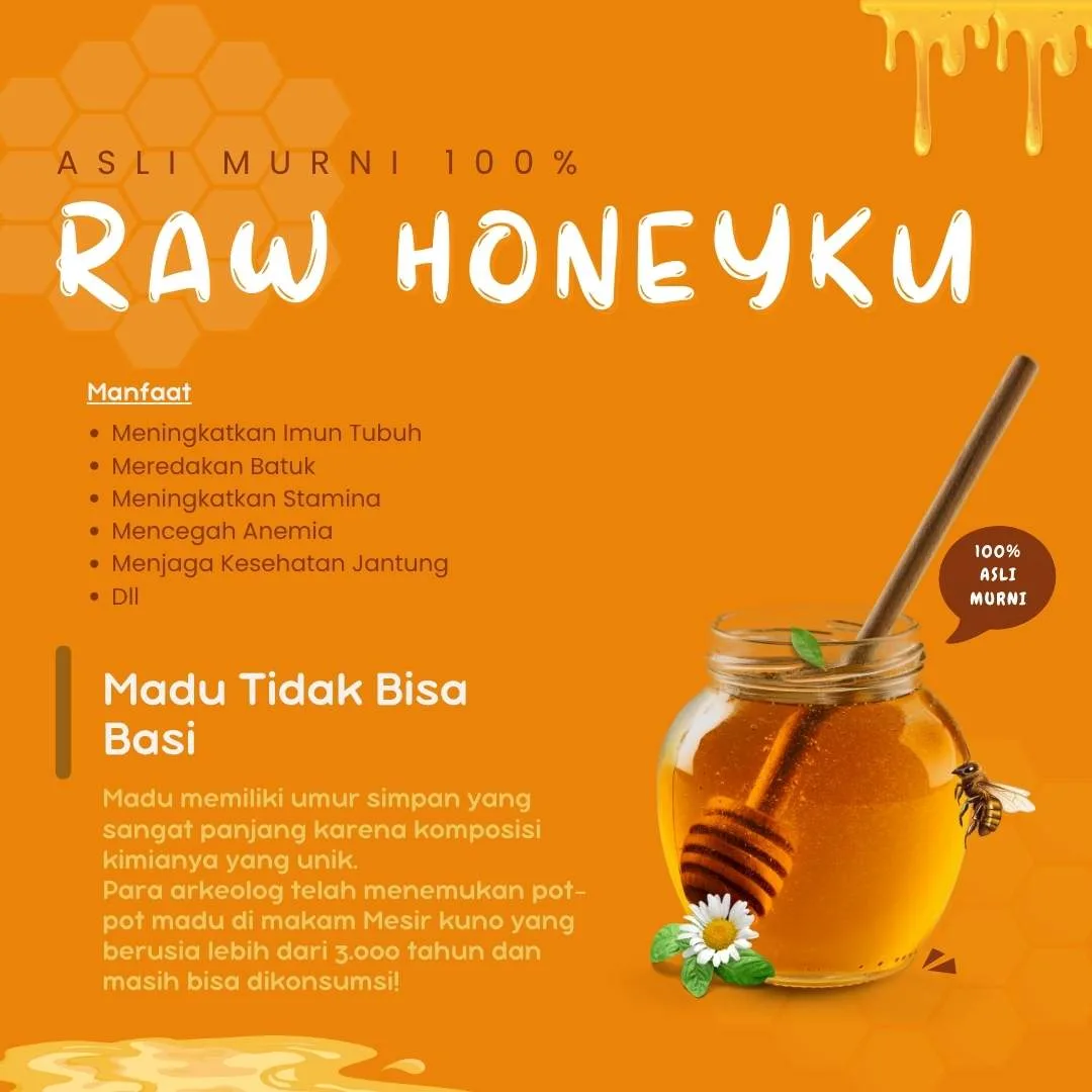 gambar ciri kata promosi madu yang menarik