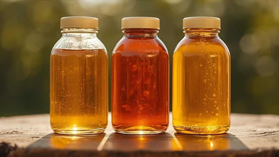 gambar Raw Honey asli didalam botol
