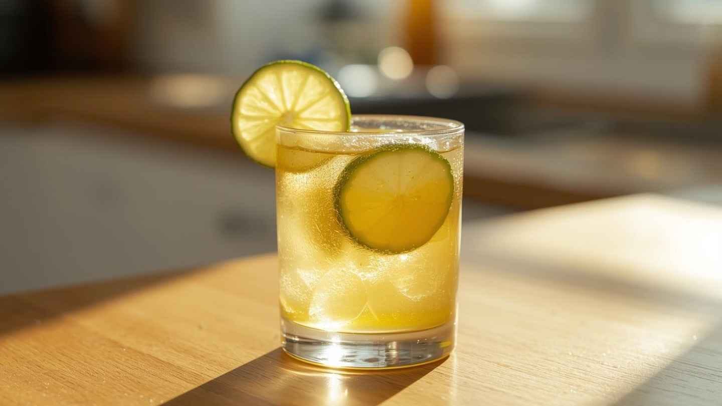 gambar jeruk nipis campur madu digelas