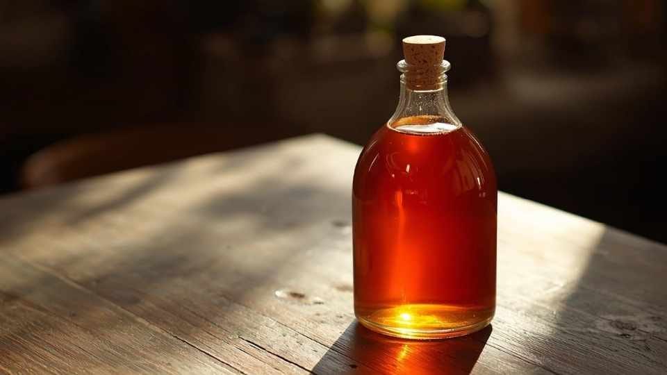 gambar madu asli disimpan dalam botol kaca