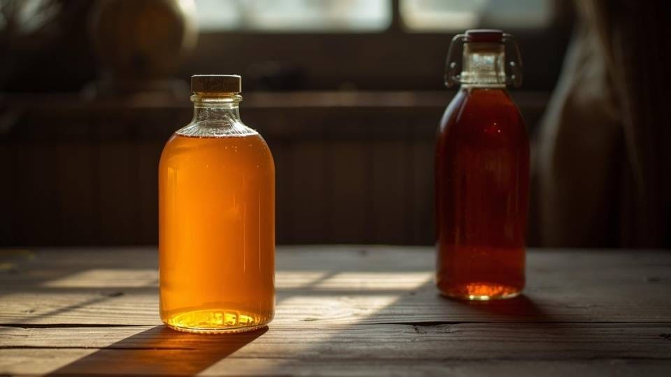 gambar madu hutan dan madu ternak dalam botol
