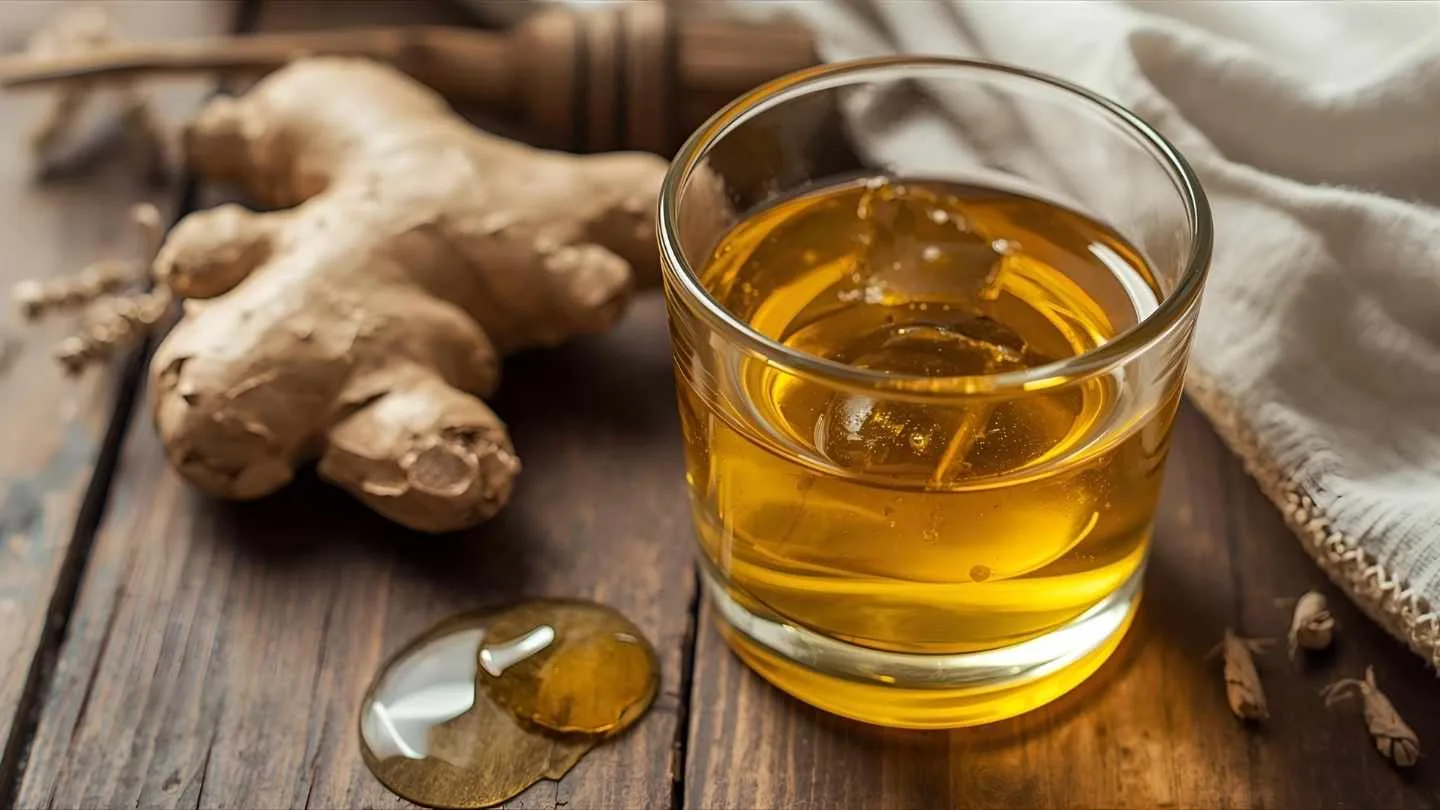 gambar segelas madu dan jahe