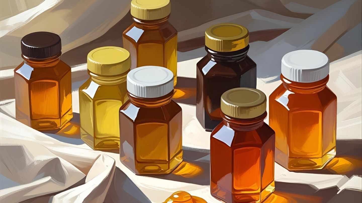 ilustrasi gambar madu yang baik untuk balita