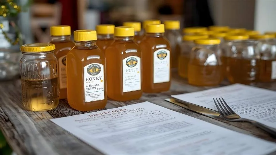 ilustrasi gambar madu yang sudah memiliki izin usaha edar