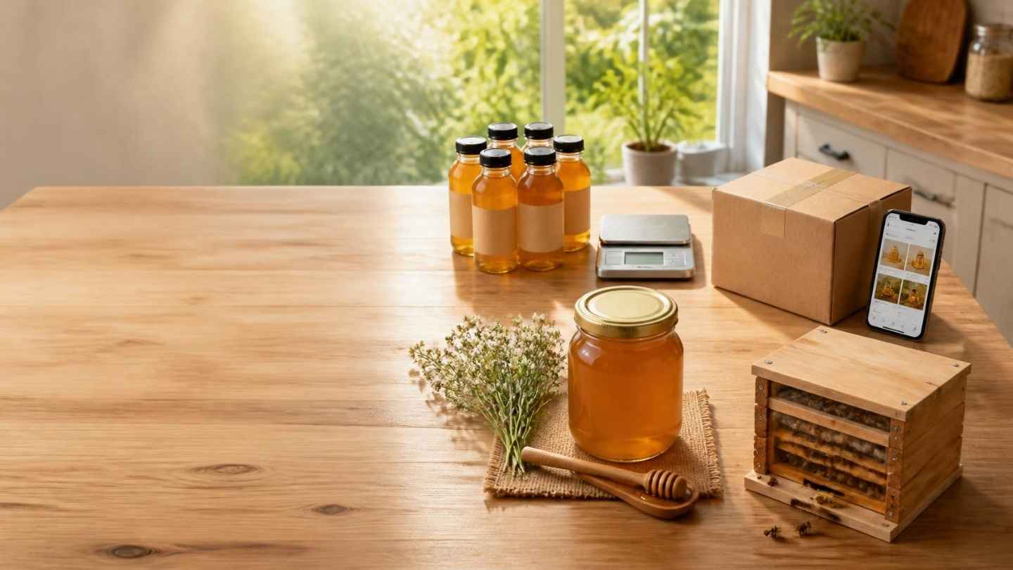 Model bisnis madu rumahan: botol kemasan, paket dropship, madu curah, dan sarang lebah kelulut